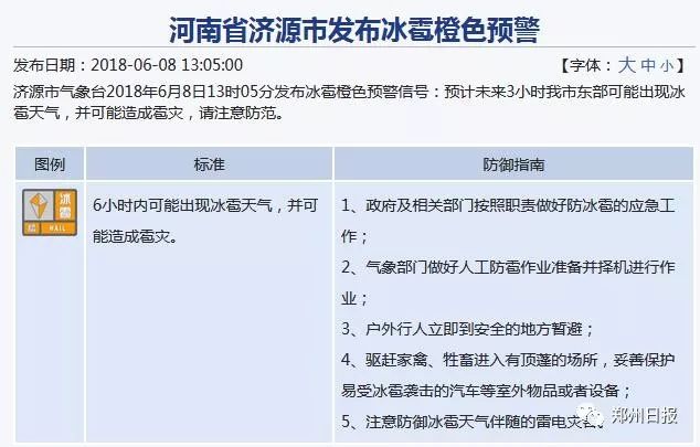 河南发布最新预警，多方联动共筑安全防线